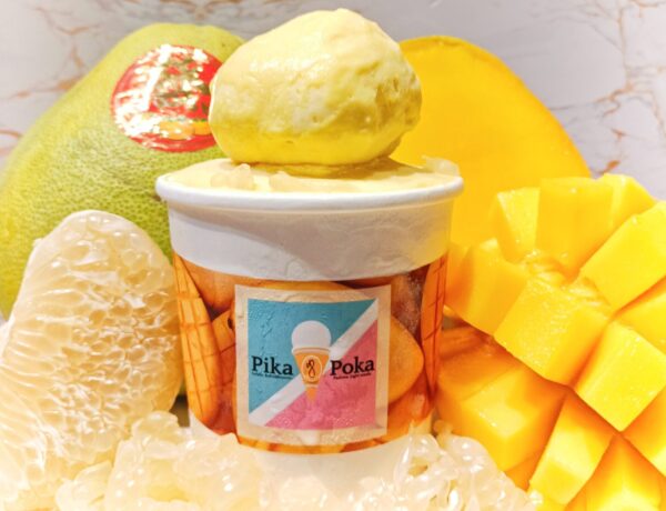 Mango pomelo gelato ice cream