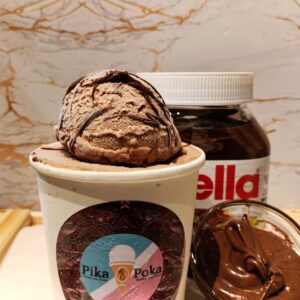 Nutella gelato ice cream