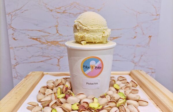 Pistachio gelato ice cream