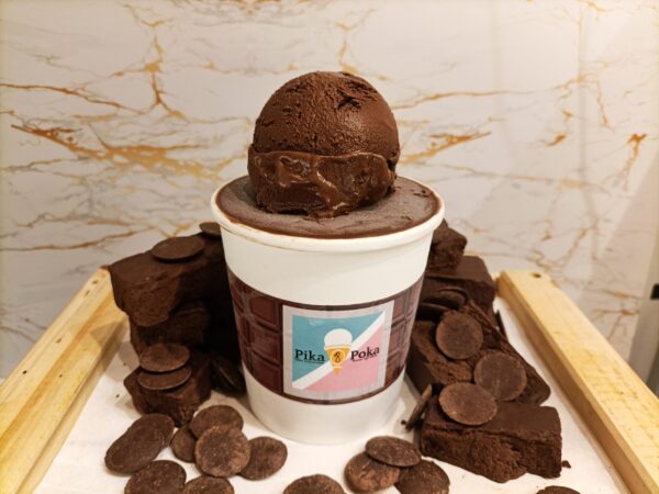 Chocolate gelato ice cream