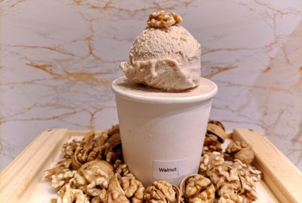 Walnut gelato ice cream