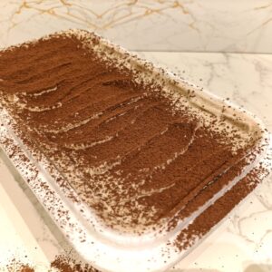 Tiramisu gelato cake