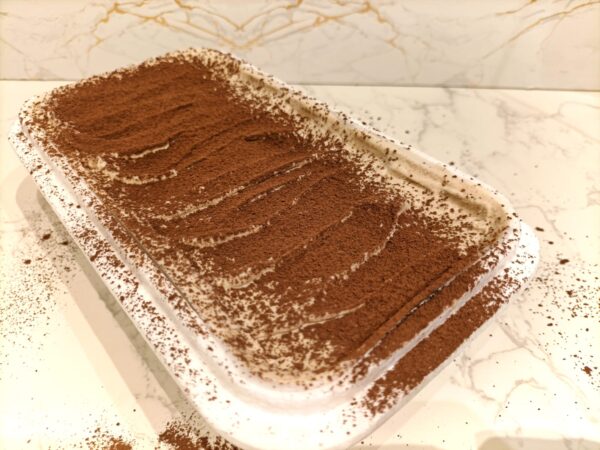 Tiramisu gelato cake