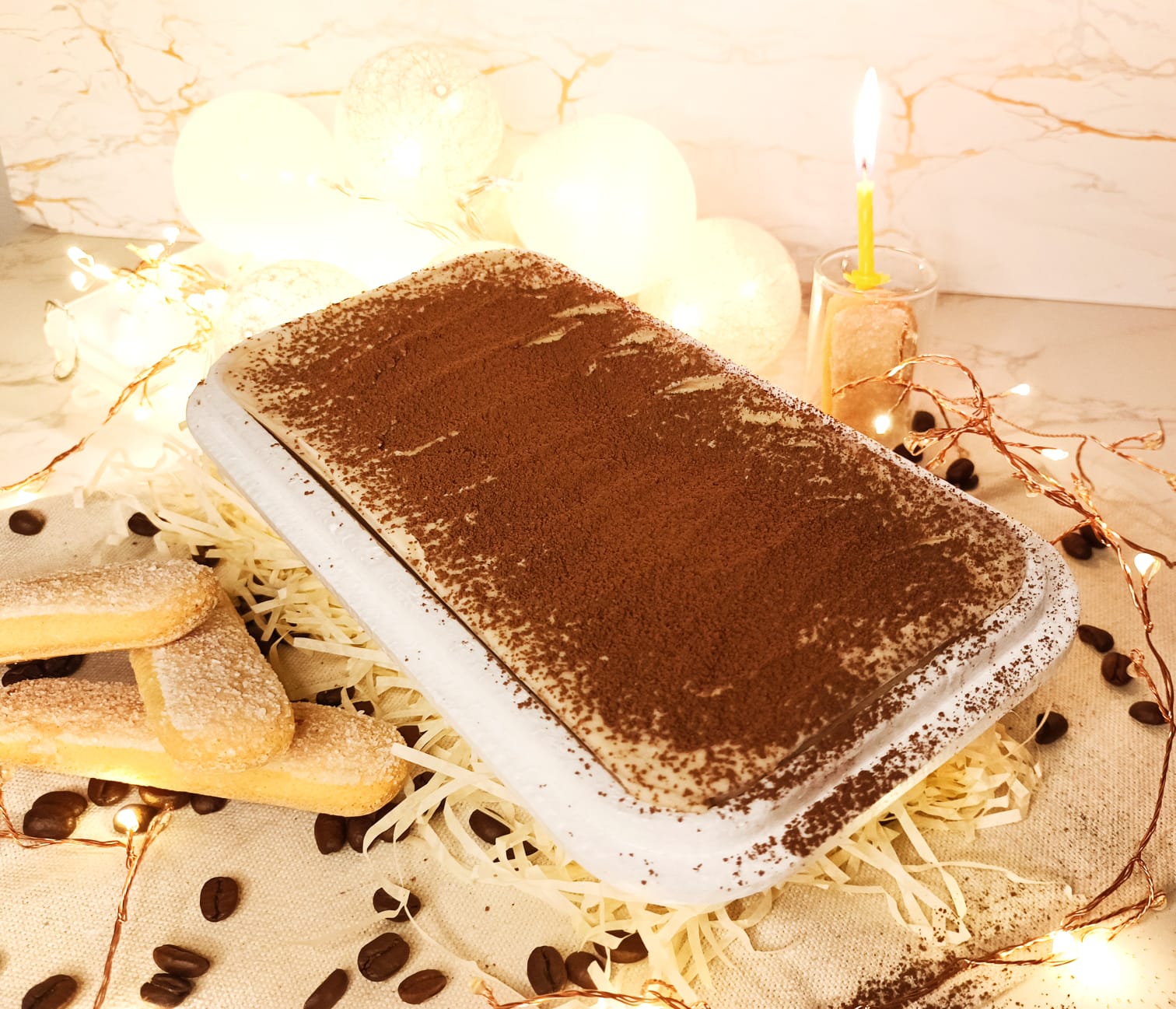 Tiramisu Gelato Cake