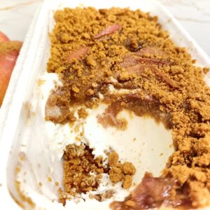 Apple Crumble Gelato Cake