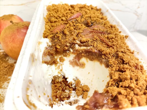 Apple Crumble Gelato Cake