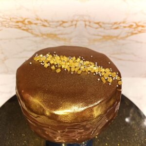 MidNight Lux Chocolate Gelato Cake
